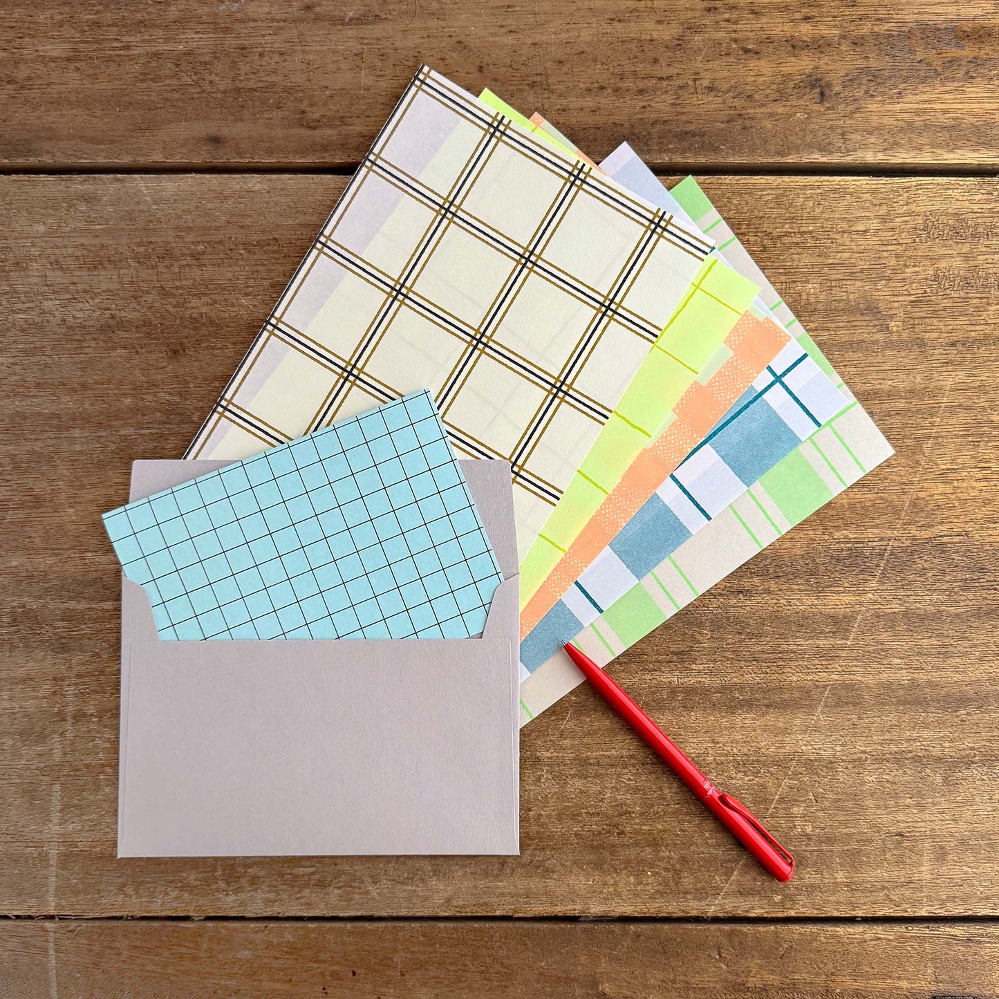 IROIRO Letter writing set Check