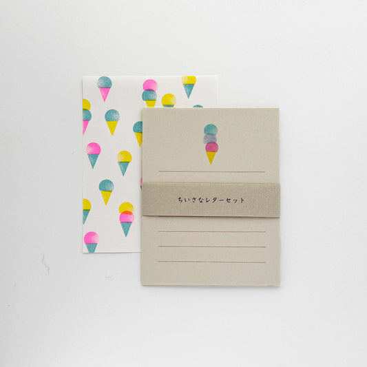 Small Letter Writing set Ice Cream